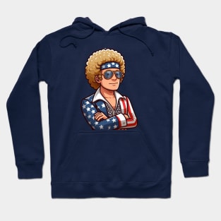 A Whimsical Tribute to American Culture in Cartoon Style T-Shirt Hoodie